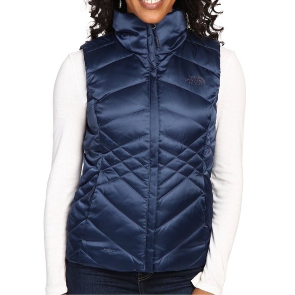 The North Face Jackets & Blazers - The North Face Navy Quilted Aconcagua Vest Shady Blue